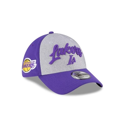 Los Angeles Lakers Gorra | New Era NBA Draft 39thirty Stretch Fit Cap Mexico - Morados